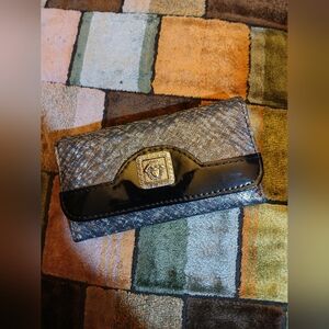 Elegant Black and Gray Women's Wallet